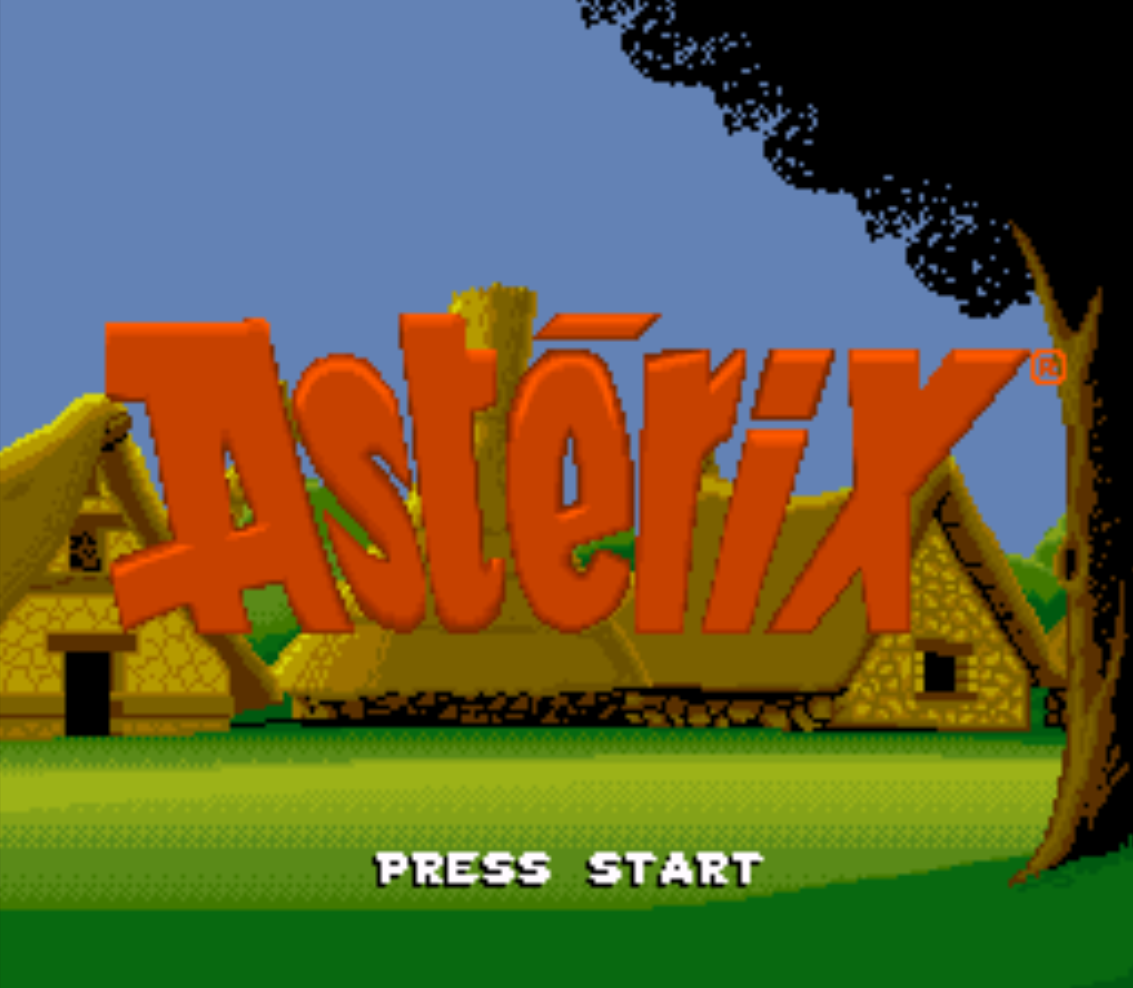 Asterix Title Screen
